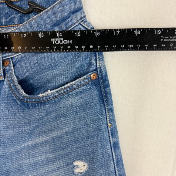 Levi Strauss 501 Women's Mid Rise Relaxed Fit Straight Leg Jeans – Size W27 L32 - Picture 5 of 15